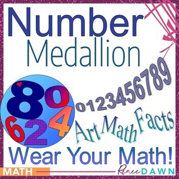 Preview of Numbers 0 - 9 Art Medallion - Number Craft