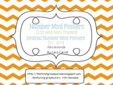 Number Mini Posters {1-20} & Ordinal Number Cards  With a 
