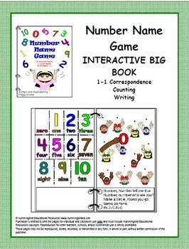 Preview of Number Name Game - An Interactive Big Book