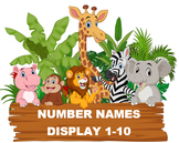 Number Names Display 1-10