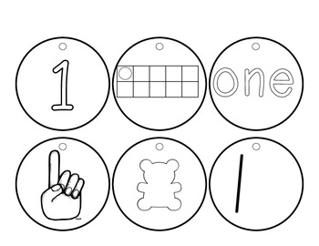 Number Necklaces [Hands-On Counting and Cardinality Practice] | TpT