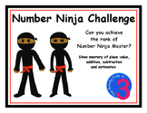 Number Ninja Challenge (Place Value, Estimation, Addition,
