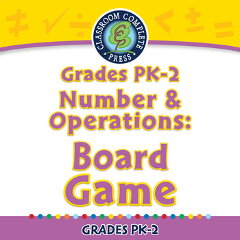 Preview of Number & Operations: Board Game - MAC Gr. PK-2