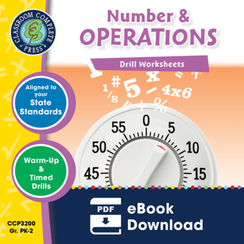 Preview of Number & Operations - Drill Sheets Gr. PK-2