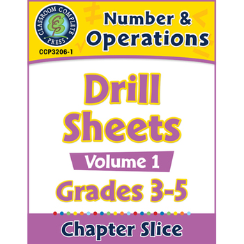 Preview of Number & Operations: Drill Sheets Vol. 1 Gr. 3-5