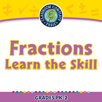 Preview of Number & Operations: Fractions - Learn the Skill - NOTEBOOK Gr. PK-2