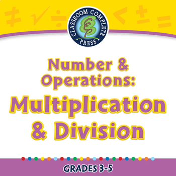 Preview of Number & Operations: Multiplication & Division - NOTEBOOK Gr. 3-5