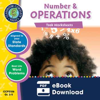 Preview of Number & Operations - Task Sheets Gr. 3-5