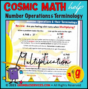 Preview of Number Operations & Terminology: Category Multiplication • Standard Algorithm