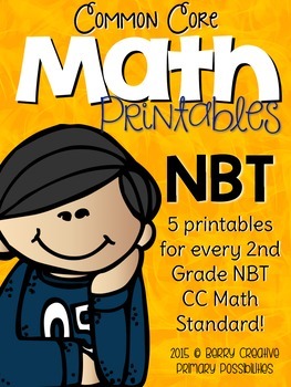 Preview of Number & Operations in Base Ten Printables for Second Grade