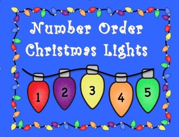 Number Order Christmas Light Center by 