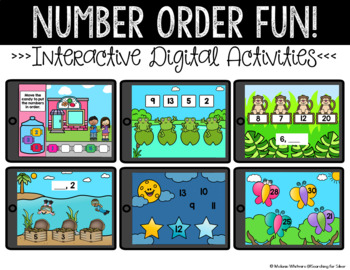 Preview of Number Order: Interactive Digital Activities