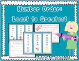 Number Order: Least to Greatest (S.Malek Freebie)