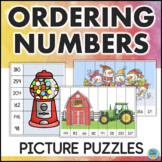 Ordering Numbers Puzzles 3 Digit Numbers Least to Greatest