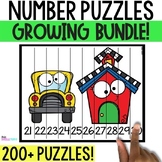 Number Order Puzzles, Skip Counting by 2, 5, and 10 Growin