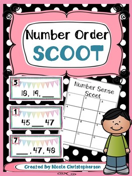 Preview of Number Order Scoot