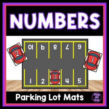 Car parking lot number game for kids