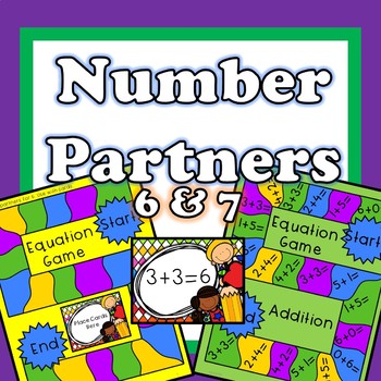 Preview of Number Partners For 6 and 7