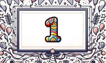 Preview of Number Party - Numbers 1-10 - Clip Art