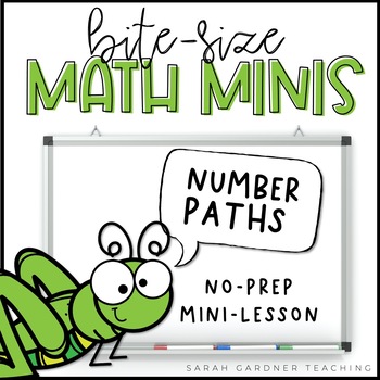 Preview of Number Paths | Number Lines | Add & Subtract | Math Mini-Lesson | Google Slides