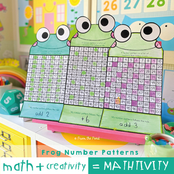 Preview of Number Patterns Craft Activity