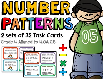 Preview of Number Patterns 4.OA.C.5