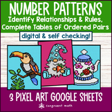 Number Patterns Digital Pixel Art | 5th Grade | Relationsh