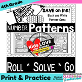 Number Patterns GAME : 4th Grade 4.OA.C.5 : Analyze Patterns