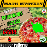 Number Patterns Game Math Mystery Review: Growing, Geometr