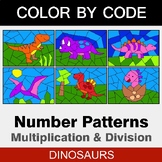 Number Patterns: Multiplication & Division -  Coloring Worksheets