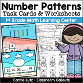 Number Patterns Task Cards More & Less, Skip Counting & More!