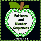 Number Patterns and Number Sequencing Printables -  3rd Gr