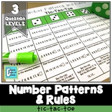 Number Patterns and Rules Tic Tac Toe Game