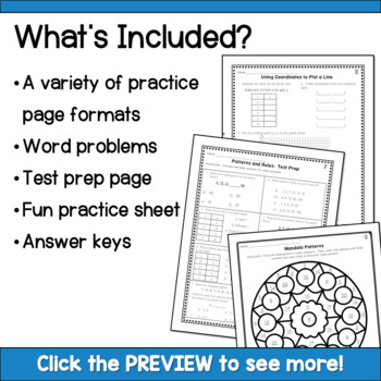 Number Patterns and Rules Worksheets by Hello Learning | TpT