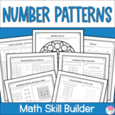 Number Patterns and Pattern Rules Worksheets