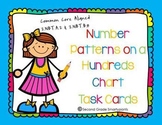 Number Patterns on a Hundreds Chart Task Cards