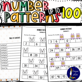 Preview of Number Patterns up to 100