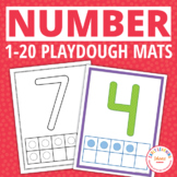 Number PlayDough Mats Counting & Cardinality Activities Co