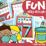 Number Play Dough Mats - Back to School Activities