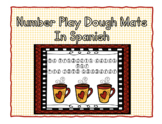 Number Play Dough Mats in Spanish
