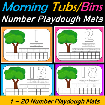 Play-Doh Ideas: Morning Tubs - Number Sense, Math Facts, & More