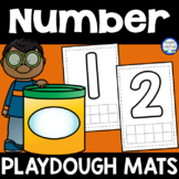 Number Playdough Mats | Fine Motor Activities FREE
