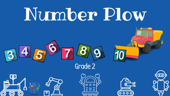 Preview of Number Plow (Bee-Bot or Blue-Bot) Even & Odd Number Coding Challenge