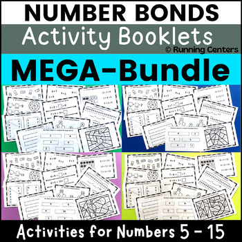 Preview of Number Bonds Bundle Math Workbook - Composing Decomposing Numbers