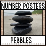 Number Posters 0 - 10 Pebbles / Reggio / Montessori / Nature