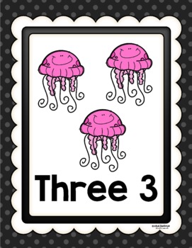 number posters 1 10 by chalkdots teachers pay teachers