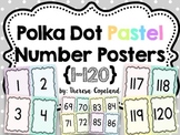 Number Posters 1-120 {Polka Dot Pastels}