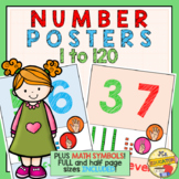 Number Posters 1 to 120 (FULL SIZE)