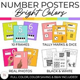 Number Posters | 10 Frames | Tally Marks | Dice | Real Pho