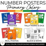 Number Posters | 10 Frames | Tally Marks | Dice | Real Pho